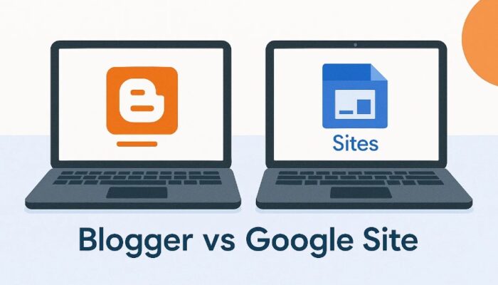 Mengetahui Perbandingan Blogger vs Google Site, Pilih Mana?