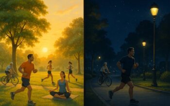 Perbedaan Olahraga Pagi dan Malam