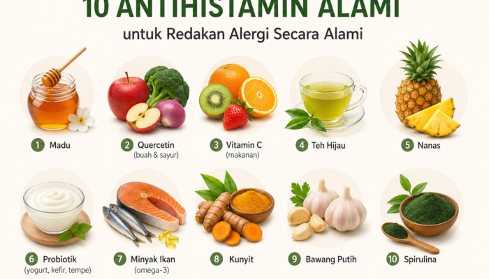 Antihistamin Alami untuk Redakan Alergi Secara Aman