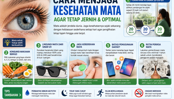 Cara Menjaga Kesehatan Mata agar Tetap Jernih