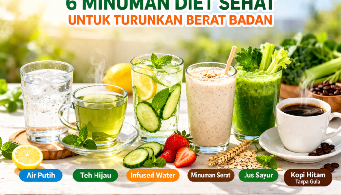 6 Minuman Diet Sehat untuk Turunkan Berat Badan