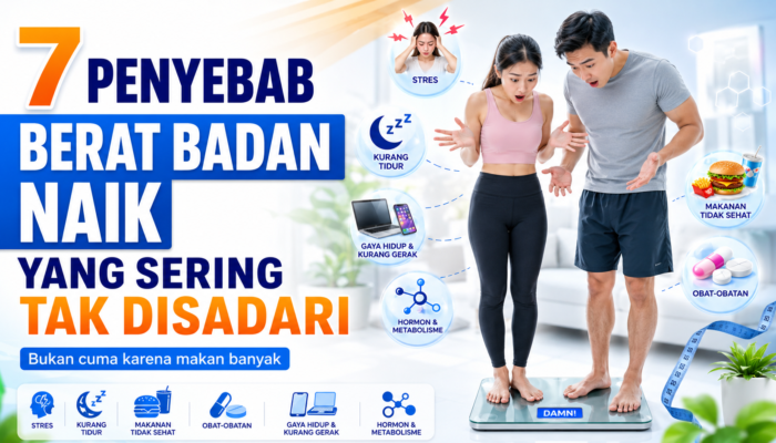 7 Penyebab Berat Badan Naik yang Sering Tidak Disadari