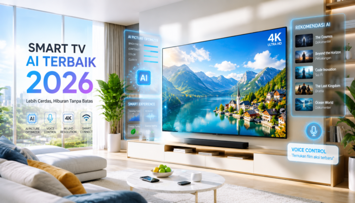 7 Smart TV AI Terbaik 2026, Gambar Tajam dan Pintar