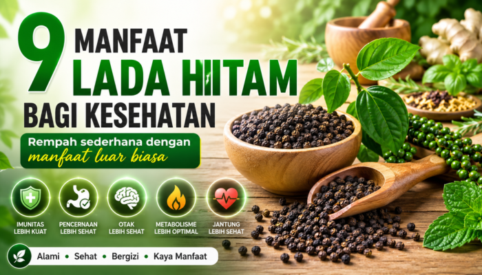 Jarang Disadari, 9 Manfaat Lada Hitam bagi Kesehatan