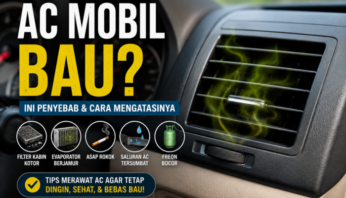 AC Mobil Bau? Ini Penyebab dan Cara Mengatasinya