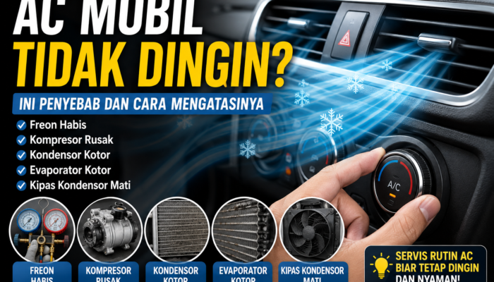 AC Mobil Tidak Dingin? Ini Penyebab dan Cara Mengatasinya