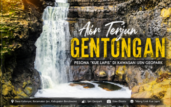 Air Terjun Gentongan Bondowoso, Pesona “Kue Lapis” di Ijen