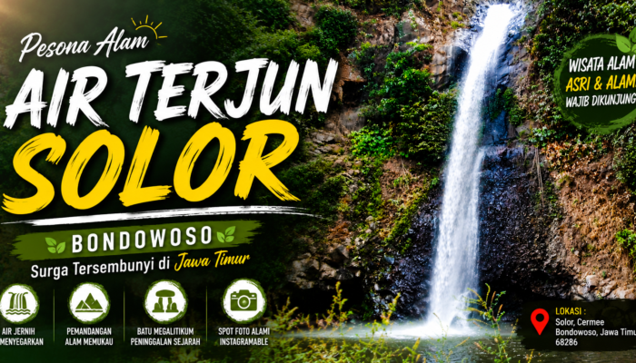 Air Terjun Solor Bondowoso, Keindahan yang Masih Alami