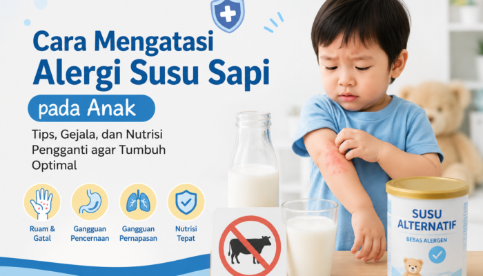 Cara Mengatasi Alergi Susu Sapi pada Anak agar Tumbuh Optimal