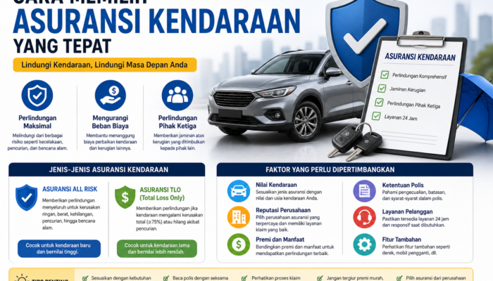Cara Memilih Asuransi Kendaraan yang Tepat dan Menguntungkan