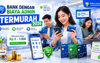 Bank dengan Biaya Admin Termurah 2026