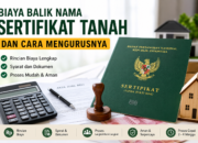 Biaya Balik Nama Sertifikat Tanah dan Cara Mengurusnya