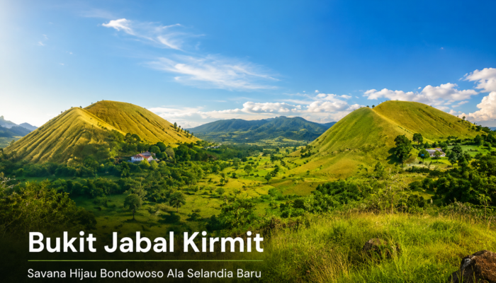 Bukit Jabal Kirmit Bondowoso, Savana Hijau Ala Selandia Baru