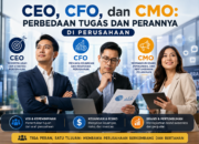 CEO, CFO, dan CMO: Perbedaan Tugas dan Perannya di Perusahaan