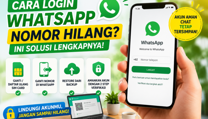 Cara Login WhatsApp dengan Nomor Hilang, Ini Solusinya