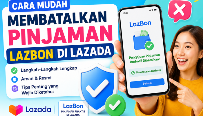 Cara Membatalkan Pinjaman LazBon di Lazada dengan Mudah