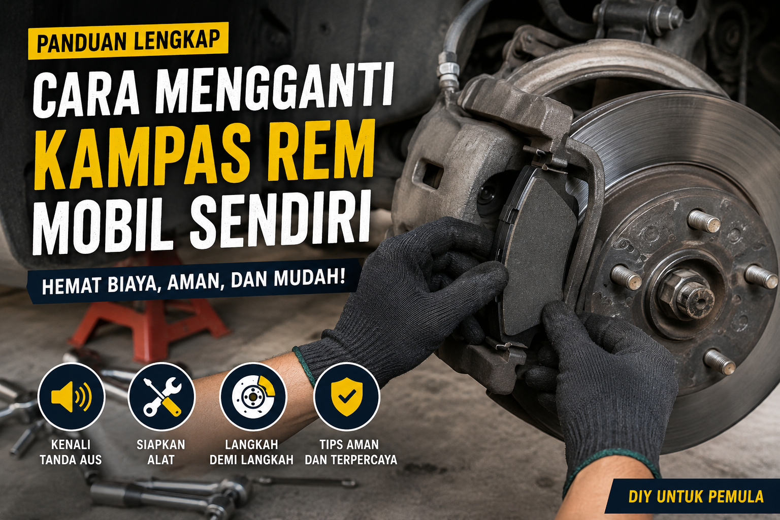 Cara Mengganti Kampas Rem Mobil