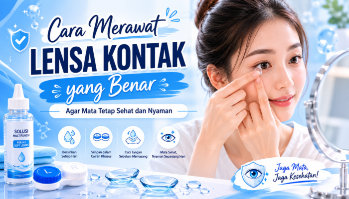 Cara Merawat Lensa Kontak yang Benar agar Mata Tetap Sehat