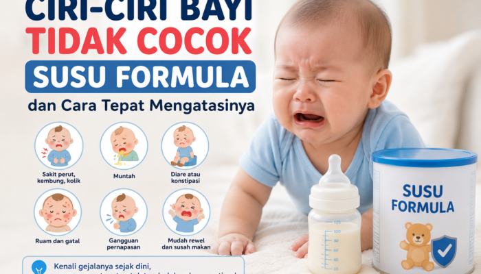 Ciri-Ciri Bayi Tidak Cocok Susu Formula dan Cara Tepat Mengatasinya