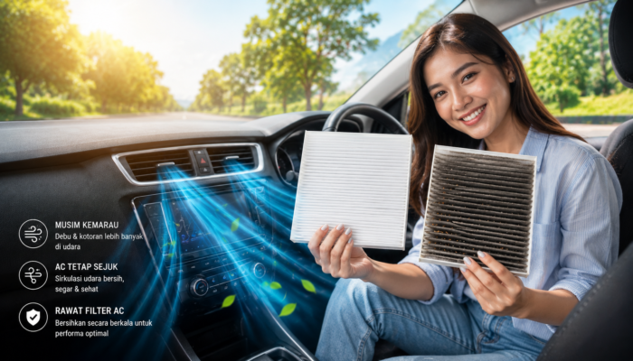 Filter AC Mobil Kotor? Ini Dampaknya Saat Musim Kemarau