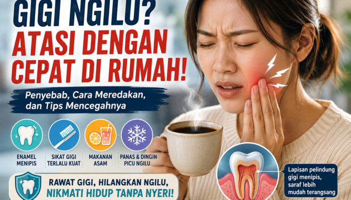 Gigi Ngilu Tiba-Tiba? Ini Cara Cepat Mengatasinya di Rumah