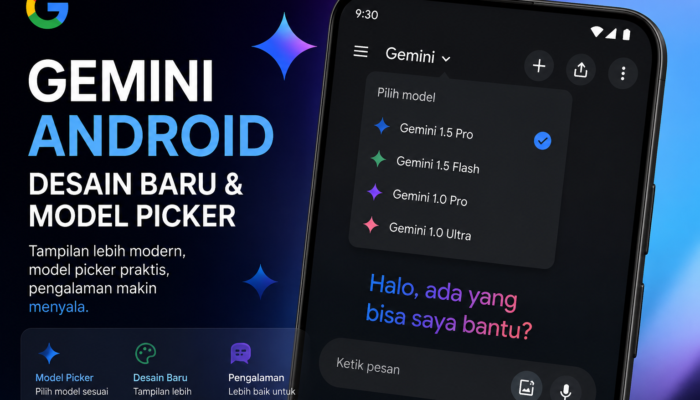 Google Gemini Android Dapat Desain Baru dan Model Picker