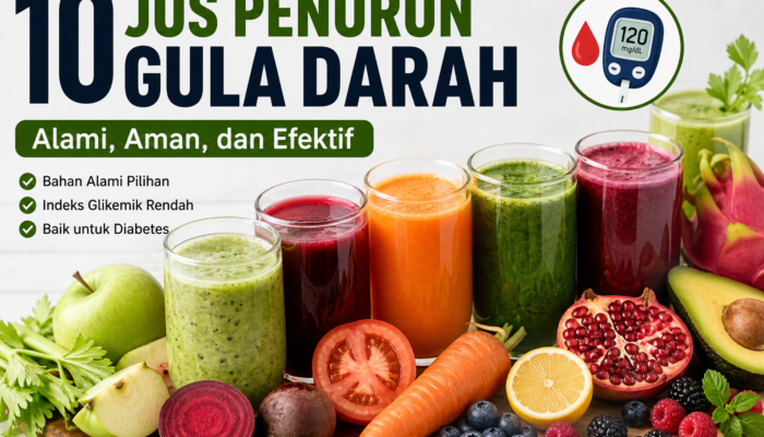 Jus Penurun Gula Darah Alami yang Aman dan Cara Membuatnya