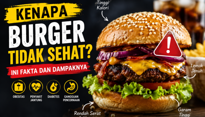 Kenapa Burger Tidak Sehat? Ini Fakta dan Dampaknya