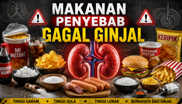 Makanan Penyebab Gagal Ginjal yang Sering Dikonsumsi Sehari-hari