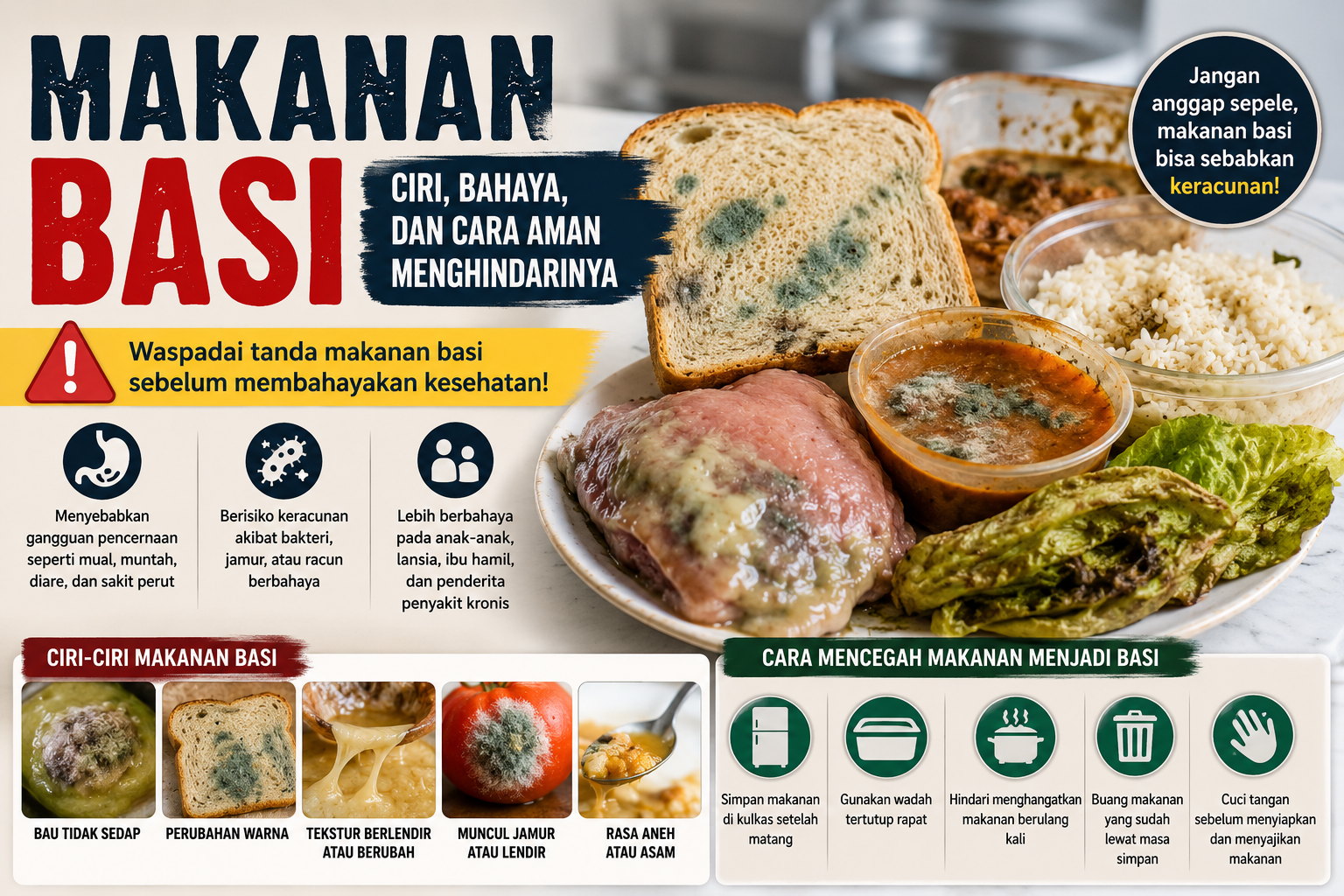 Bahaya Makanan basi