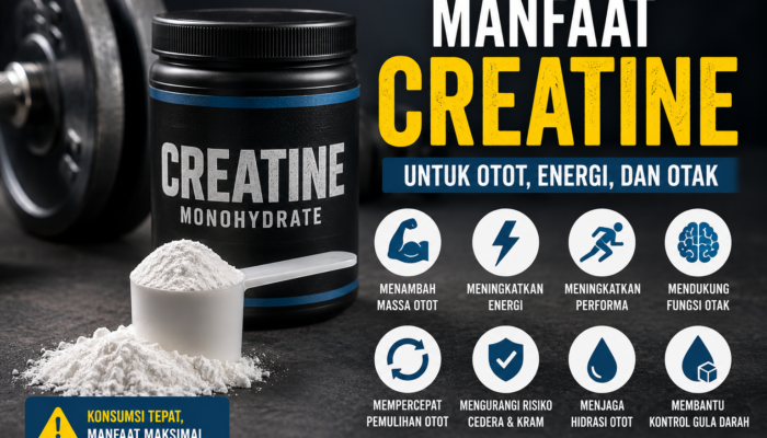 Manfaat Creatine untuk Otot, Energi, dan Fungsi Otak