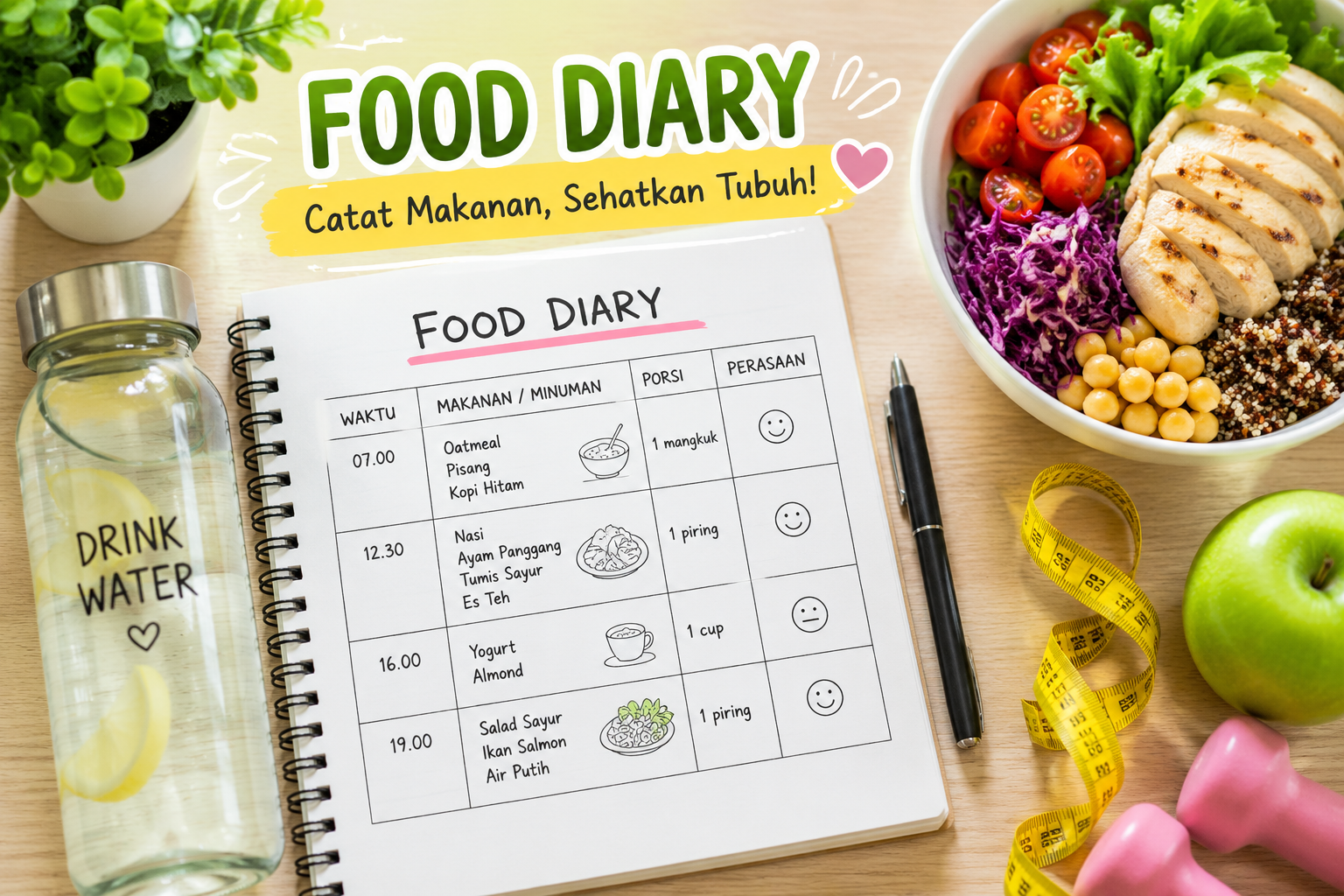 Manfaat Food Diary