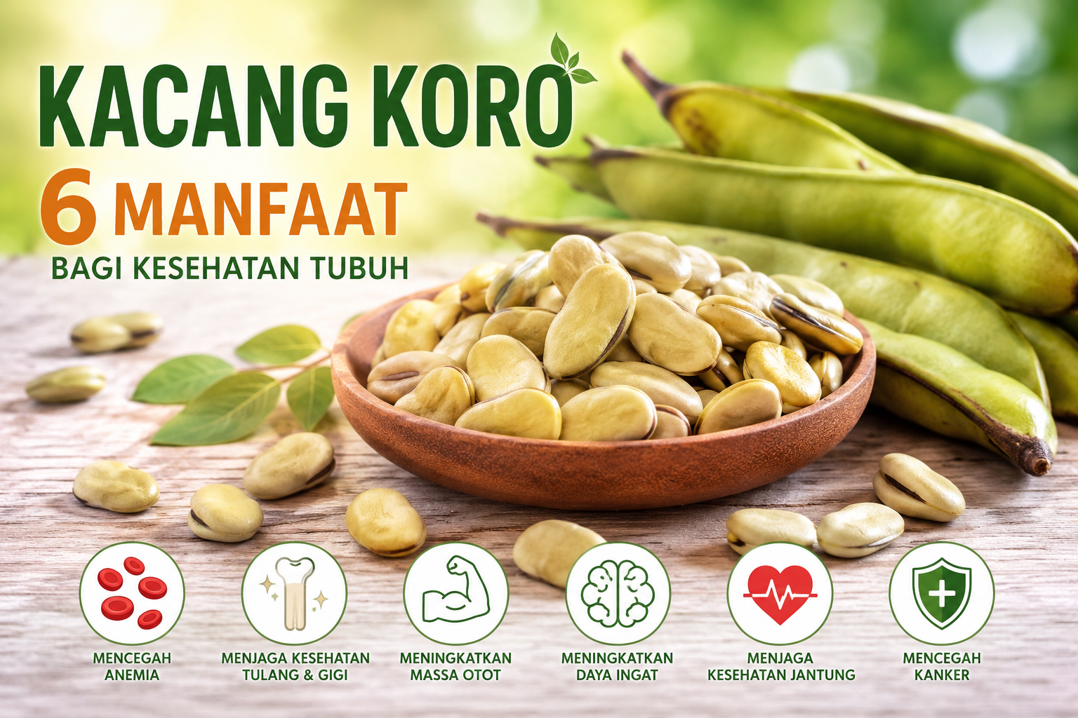 Manfaat Kacang Koro untuk Kesehatan