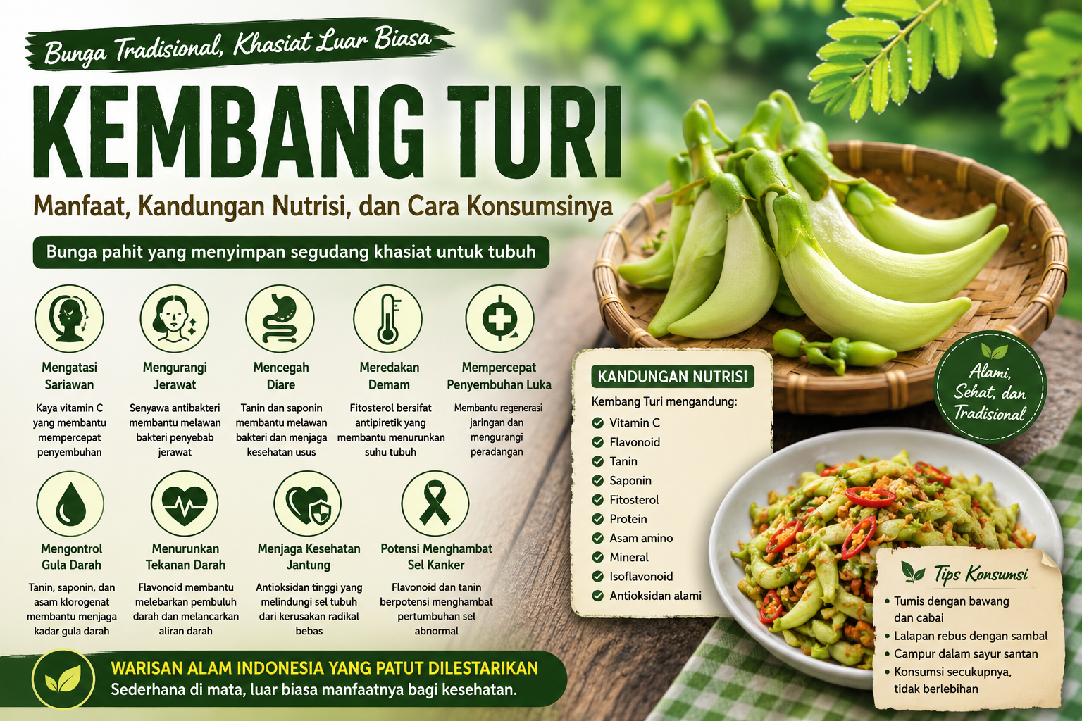 Manfaat Kembang Turi untuk Kesehatan