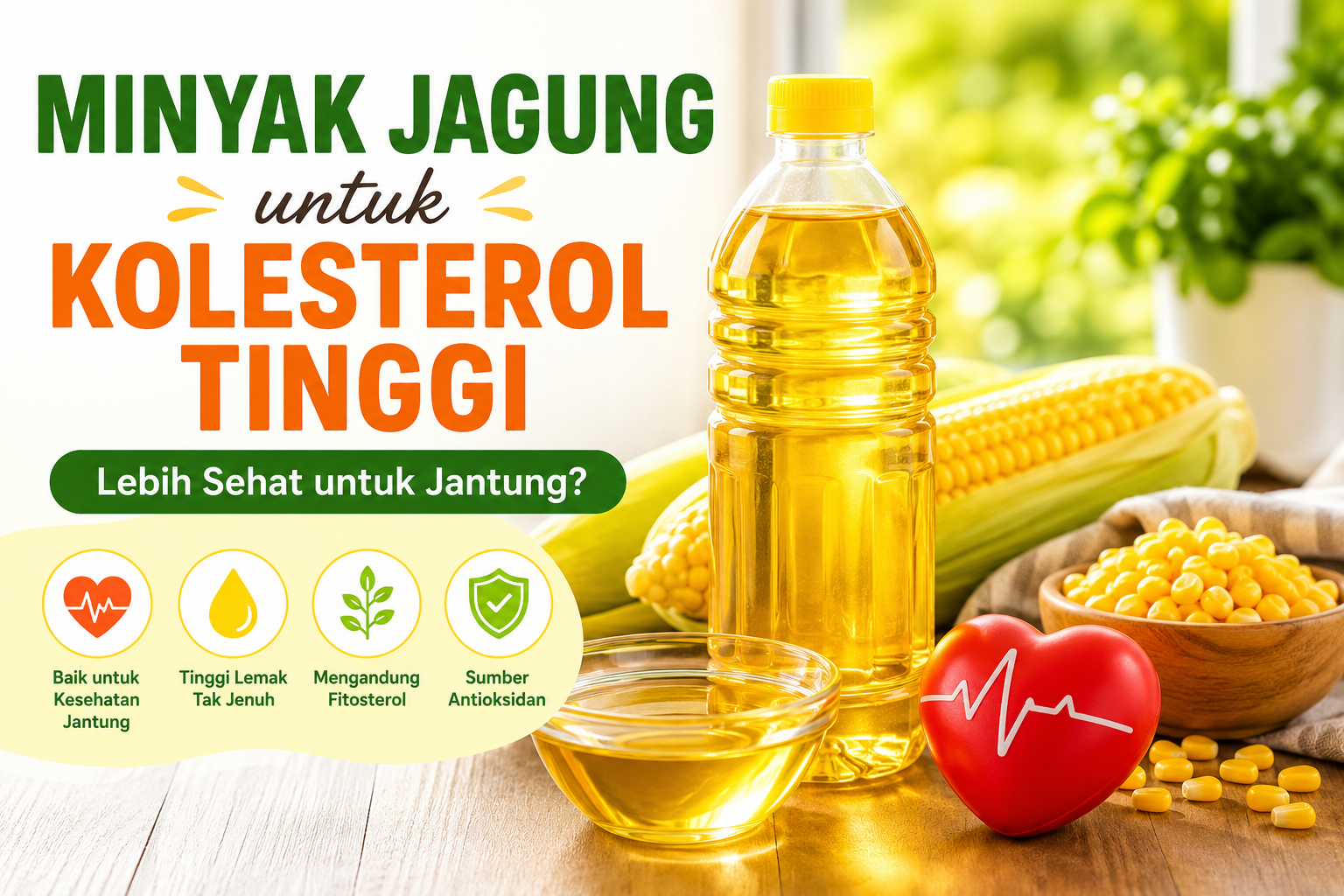 Minyak Jagung untuk Kolesterol Tinggi