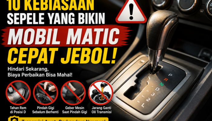 10 Kebiasaan Sepele yang Bikin Mobil Matic Cepat Jebol