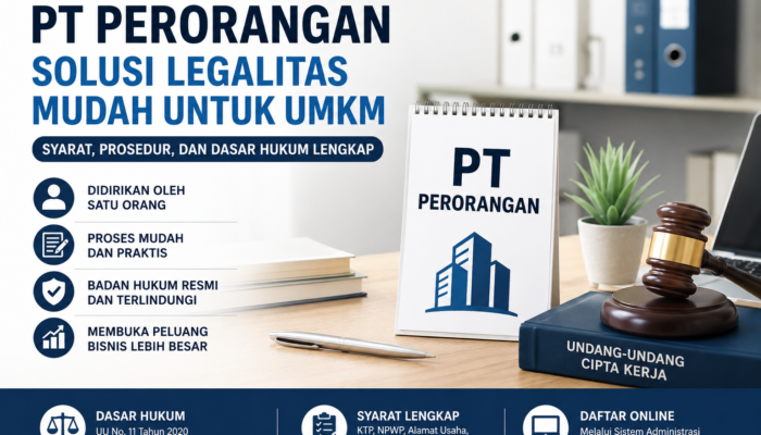 Pendirian PT Perorangan: Syarat, Prosedur, dan Dasar Hukumnya