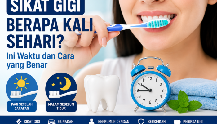 Sikat Gigi Berapa Kali Sehari? Panduan Lengkap & Benar