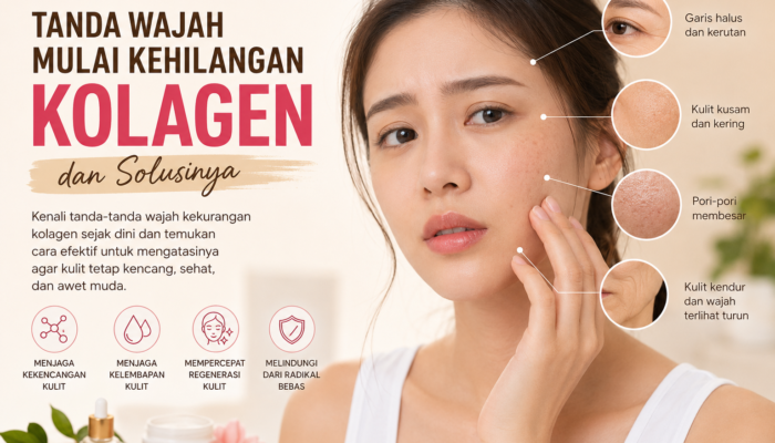 Tanda Wajah Mulai Kehilangan Kolagen dan Solusinya