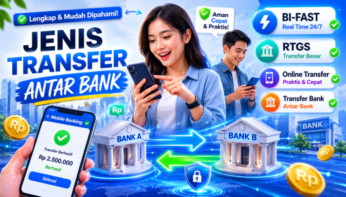 Jenis Transfer Antar Bank di Indonesia dan Biayanya Terbaru 2026