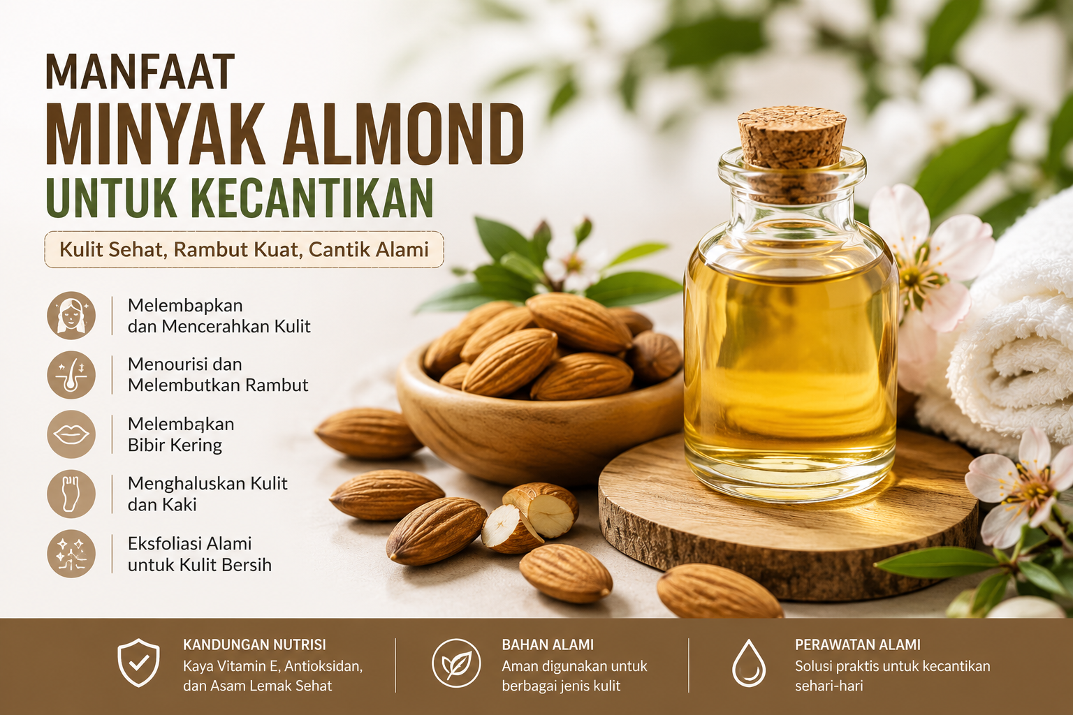 manfaat minyak almond