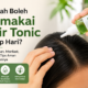 memakai hair tonic