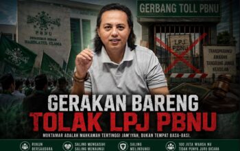 Gerbang TOLL PBNU Gerakan Bareng Tolak LPJ PBNU