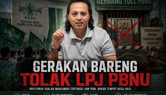 Gerbang TOLL PBNU Gerakan Bareng Tolak LPJ PBNU